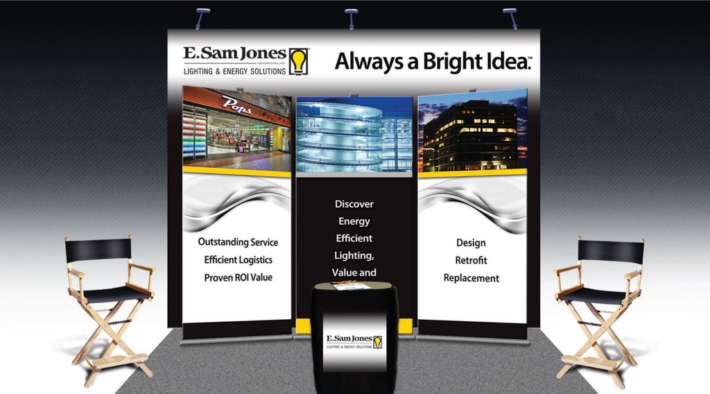 E. Sam Jones: Trade Show Booth